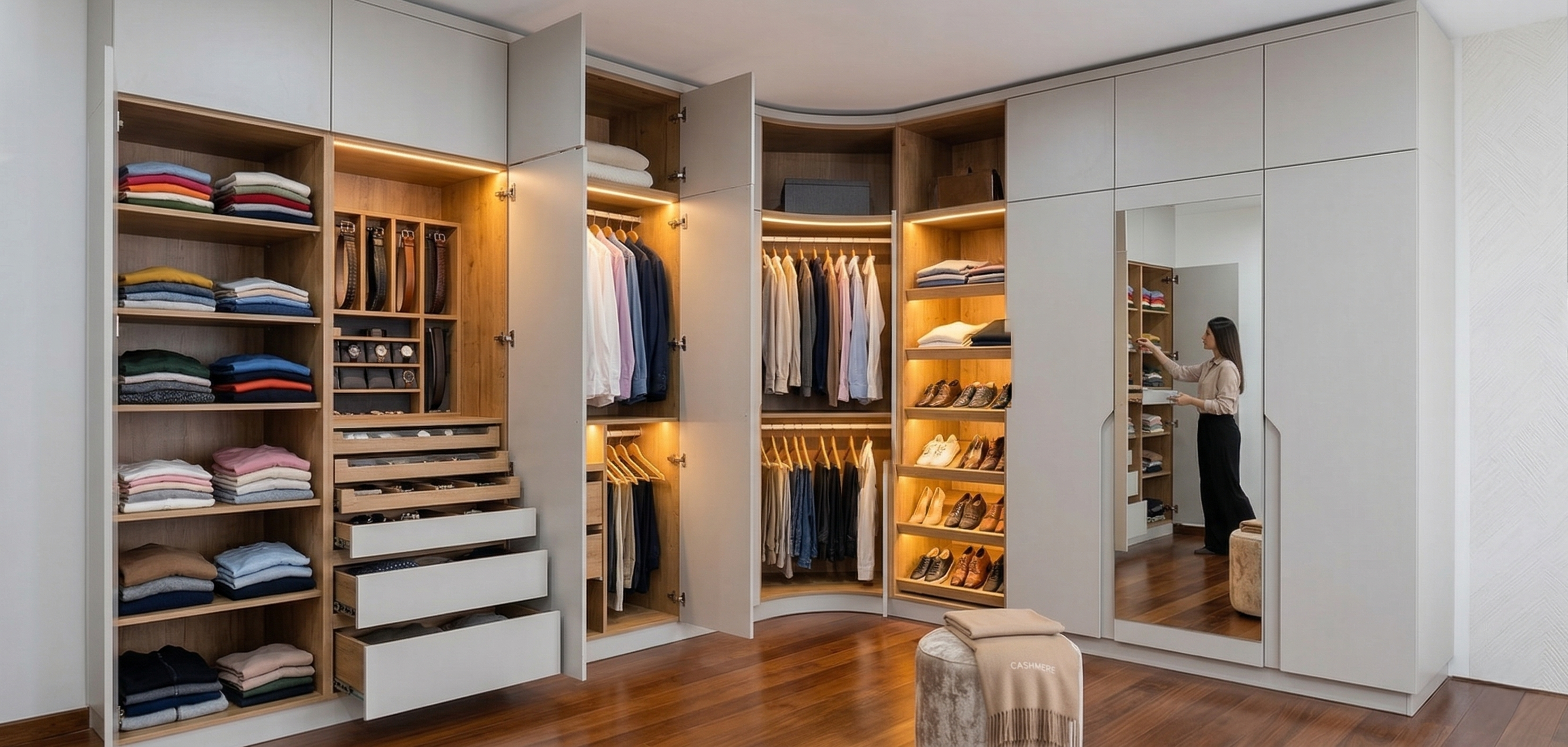 Conseil Aménagement : Optimiser l'espace avec un Dressing Sur-Mesure
